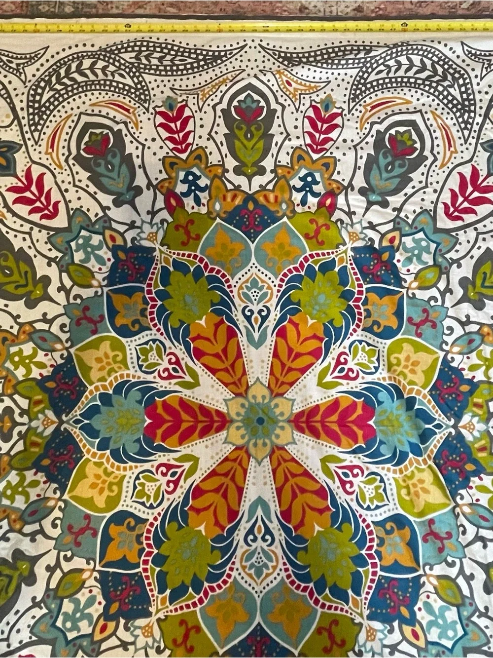 World Market Multicolor Mandala Shower Curtain